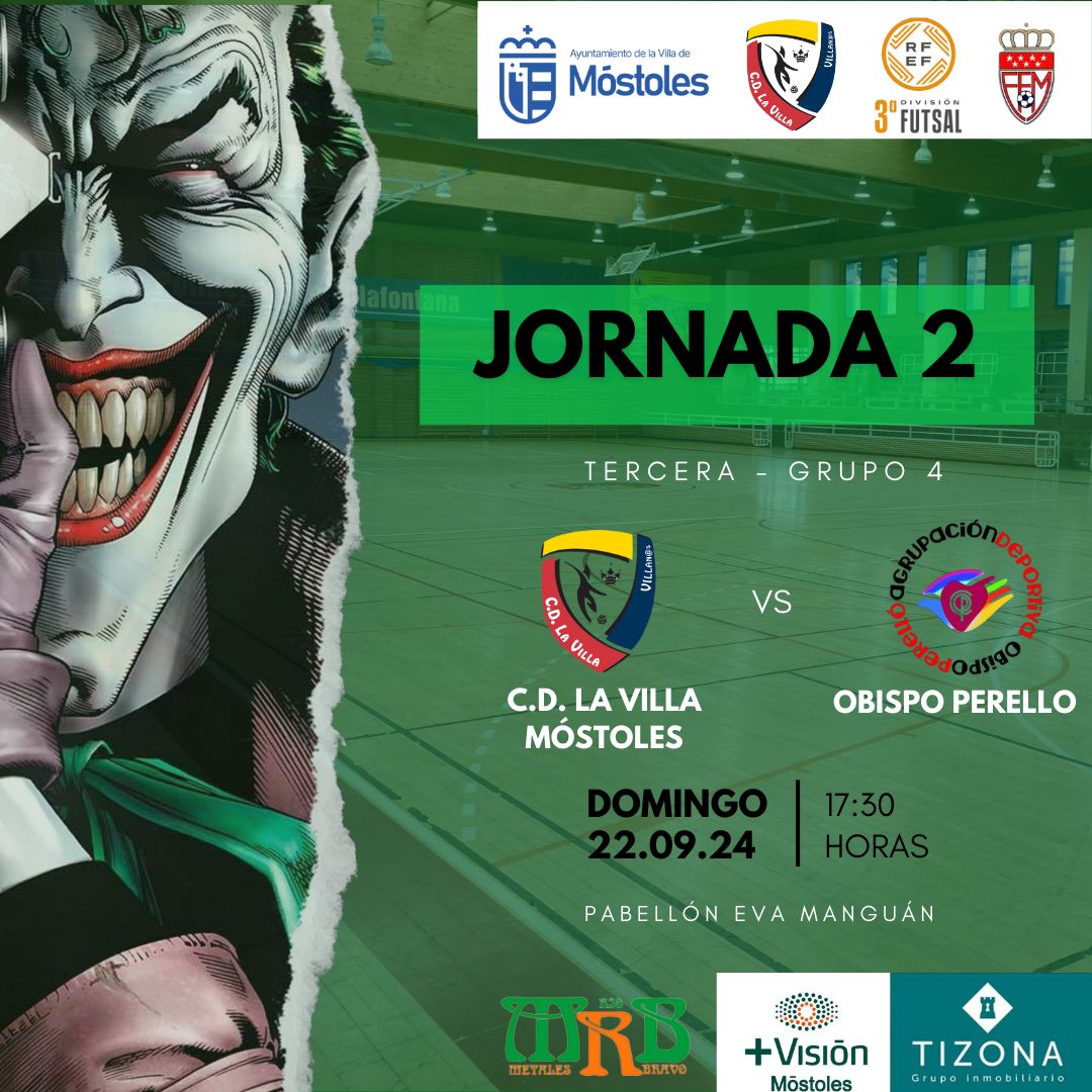 Rubén (@ruben_milinko8) on Twitter photo Tras su gran estreno en la categoría con victoria 1-6 a domicilio, nuestros villanos afrontan su primer partido en casa en esta categoría de Tercera. Esperamos a toda la familia villana el domingo en Villafontana <a href="/LaVillaMostoles/">La Villa Móstoles FS</a> Tras su gran estreno en la categoría con victoria 1-6 a domicilio, nuestros villanos afrontan su primer partido en casa en esta categoría de Tercera. Esperamos a toda la familia villana el domingo en Villafontana <a href="/LaVillaMostoles/">La Villa Móstoles FS</a>