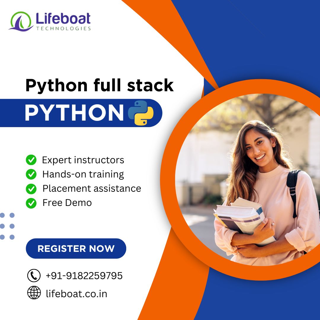 iamLifeboat's tweet image. "Transform your coding skills! Python Full Stack with Lifeboat"
#learnpython #pythonfullstackdevelopment #boostyourcodingskills #codingfordevelopment
#pythonwithlifeboat #lifeboattechnologies #hyderabad #hanamkonda_warangal
