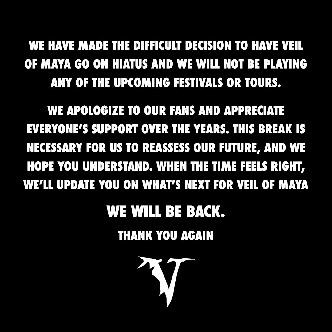 VEIL OF MAYA (@veilofmayaband) on Twitter photo 