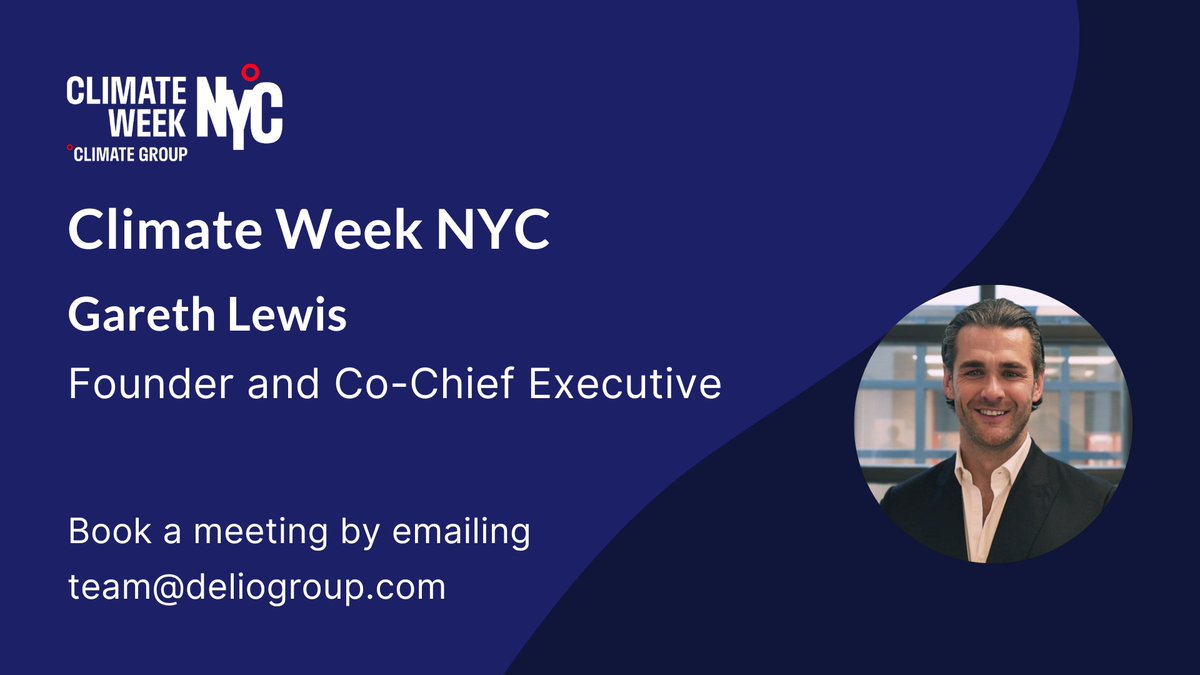 Our Founder and Co-Chief Executive, Gareth Lewis, will be at events throughout Climate Week NYC between 22–29 September in New York.

If you’ll be attending, contact Gareth to discuss how Delio can help solve your distribution and reporting challenges in private markets.
