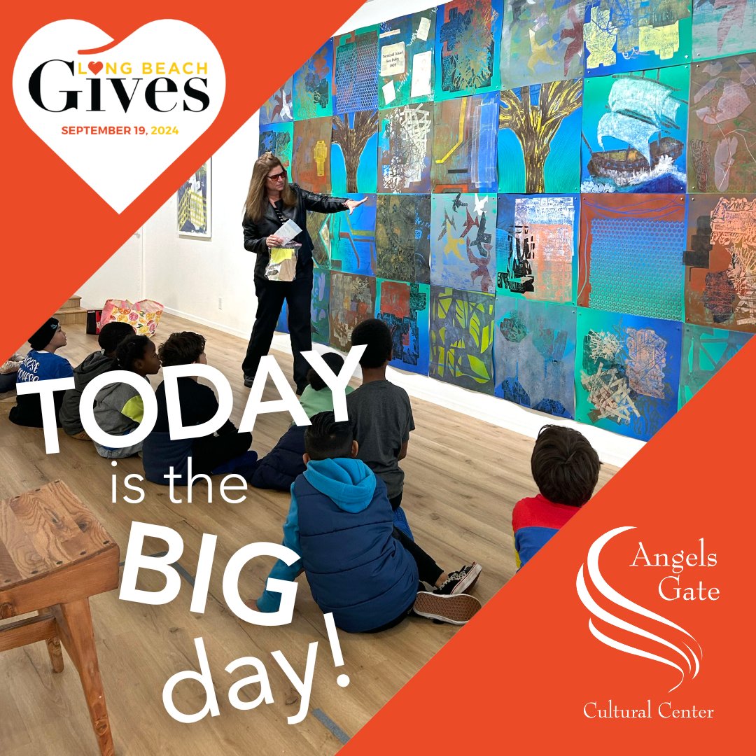 AngelsGateArt's tweet image. Let’s get this party started! @longbeachgives officially starts TODAY!  Join those who have already contributed, visit ow.ly/XZHu50TqxNh to make your donation today!

#longbeachgives #angelsgateculturalcenter #artseducation #creativecommunity #artsnonprofit
