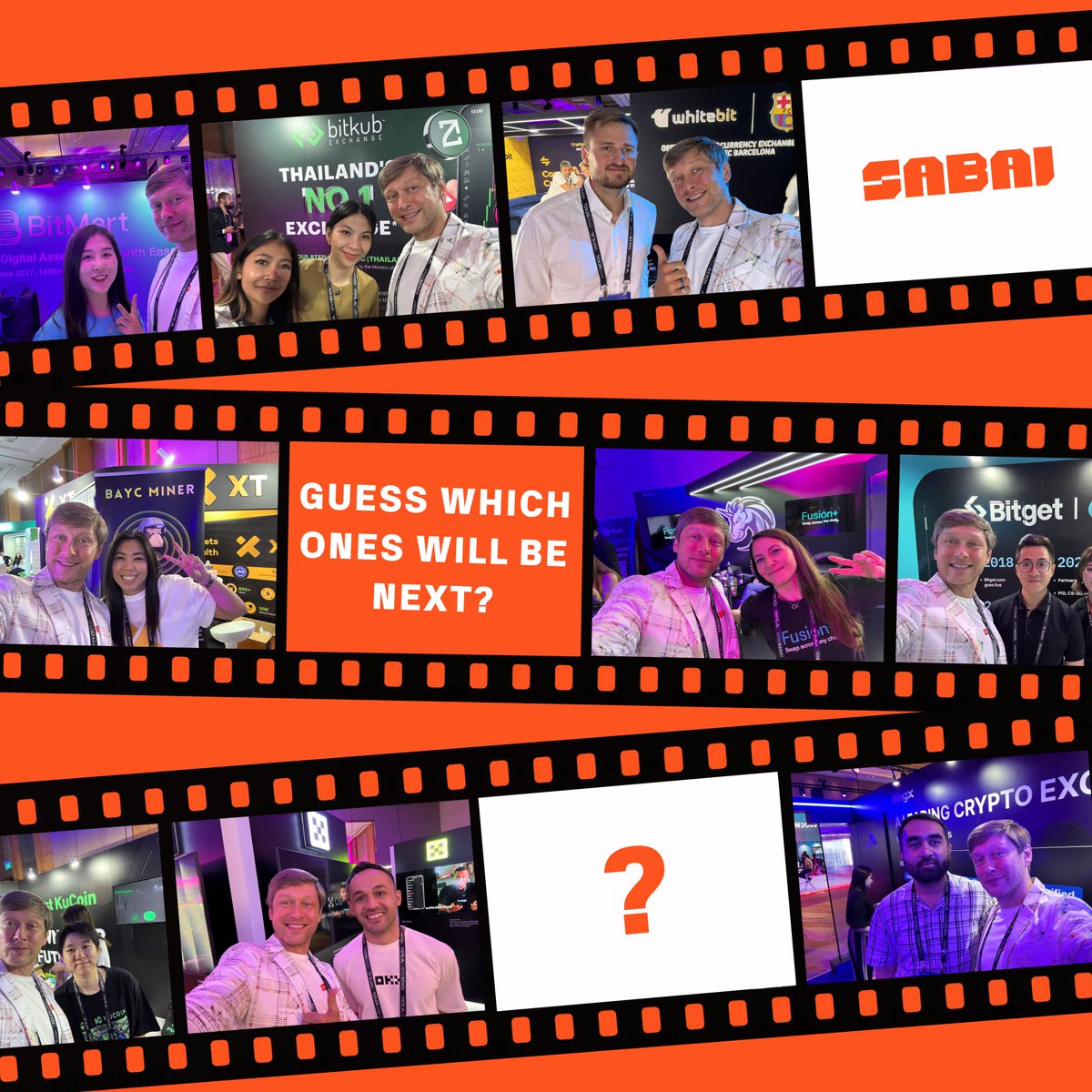 During @TOKEN2049, we had meetings with exchanges such as @bitgetglobal, <a href="/okx/">OKX</a>, <a href="/kucoincom/">KuCoin</a>, <a href="/BingXOfficial/">BingX</a>, and many others. Which ones are you betting will be the next for $SABAI? 😎

#TOKEN2049 #Token2049singapore #RWA