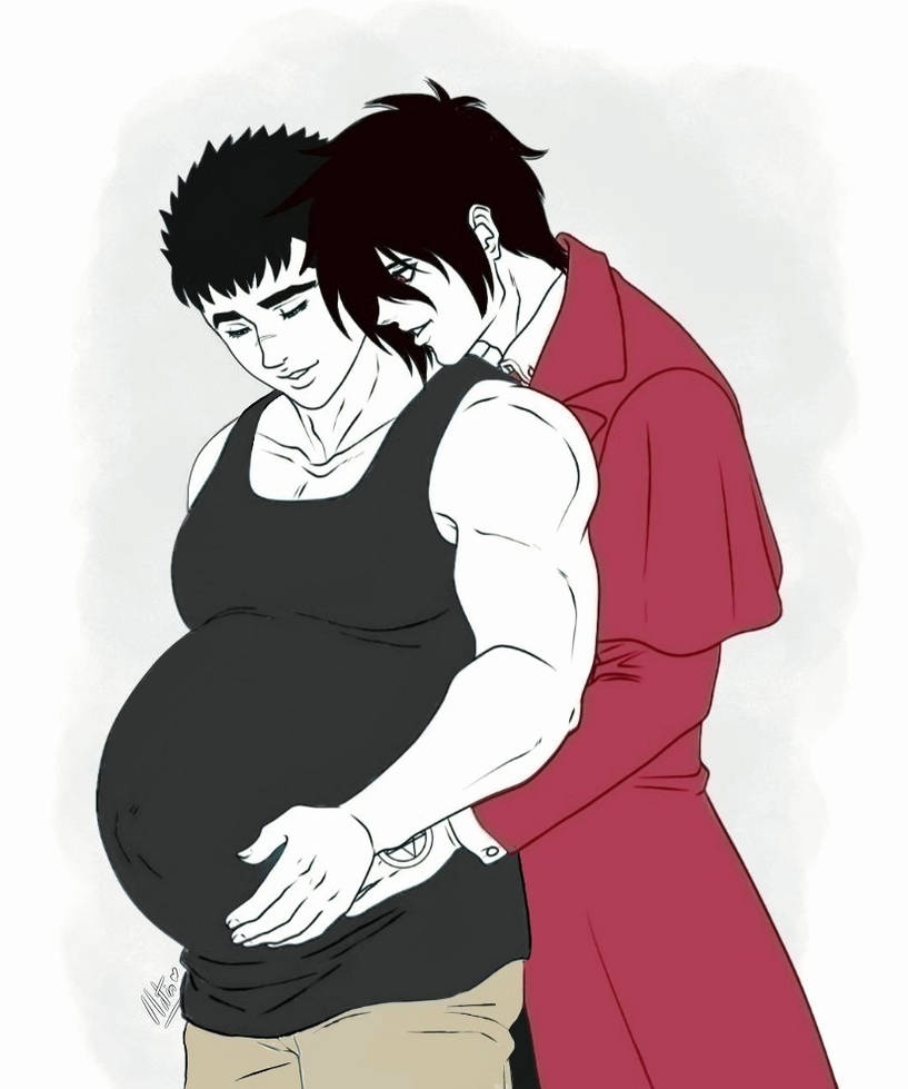 loveithateit95's tweet photo. #BERSERK #hellsing #hellsingultimate #Guts #Alucard #crossover #yaoi #mpreg #mpregbelly https://t.co/b8rVr3fZAn