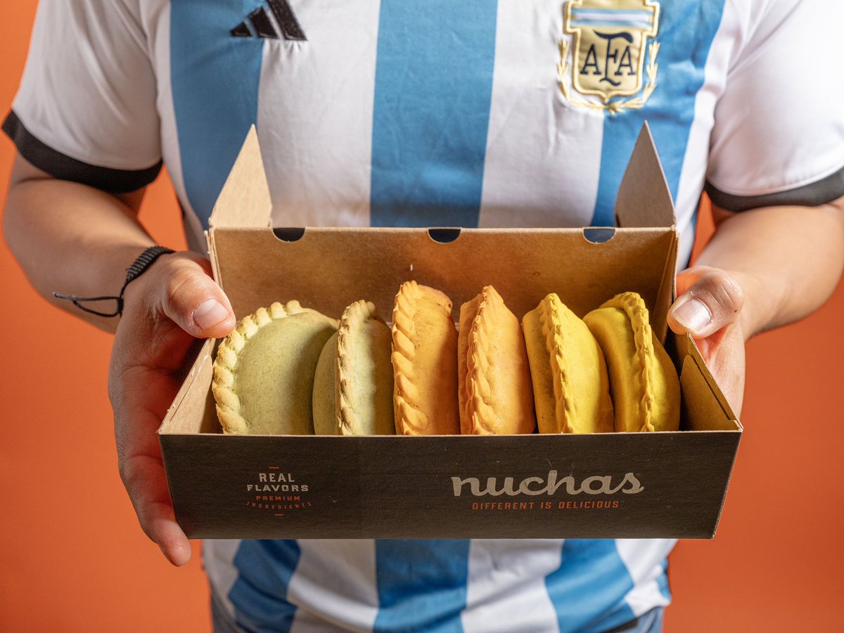 NuchasNYC's tweet photo. During Latin Heritage Month, we’re celebrating our roots and the flavors that bring us together. 🥟🇦🇷 #latinheritagemonth #argentina #empanadas #differentisdelicious https://t.co/XtajdHvWpW