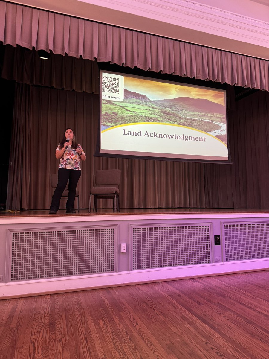 Appreciate and respect that Elena Aguilar begins her workshop with a land acknowledgment #arisetour2024