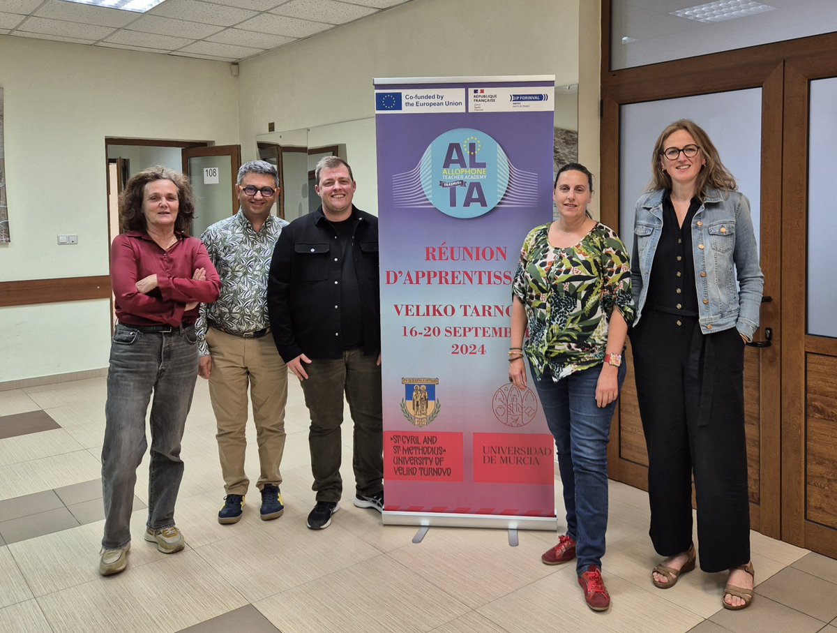 International INSPÉ Lille HdF (@ri_inspe_lille) on Twitter photo 📅L'équipe Allophone Teacher Academy #ALTA de l'<a href="/INSPE_Lille/">INSPÉ Lille HdF</a> est présente cette semaine en Bulgarie🇧🇬 à l'Université de Veliko Tarnovo pour la 6ème réunion d'apprentissage du projet européen 🇪🇺 📅L'équipe Allophone Teacher Academy #ALTA de l'<a href="/INSPE_Lille/">INSPÉ Lille HdF</a> est présente cette semaine en Bulgarie🇧🇬 à l'Université de Veliko Tarnovo pour la 6ème réunion d'apprentissage du projet européen 🇪🇺