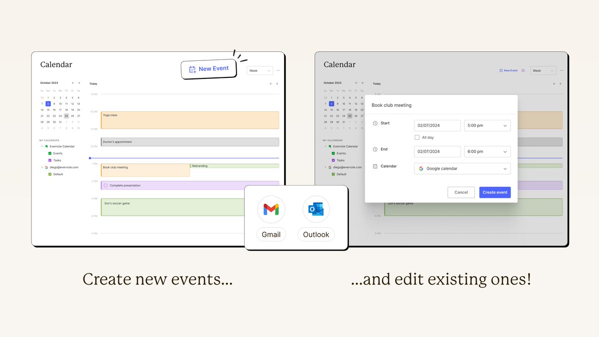 Evernote tweet media