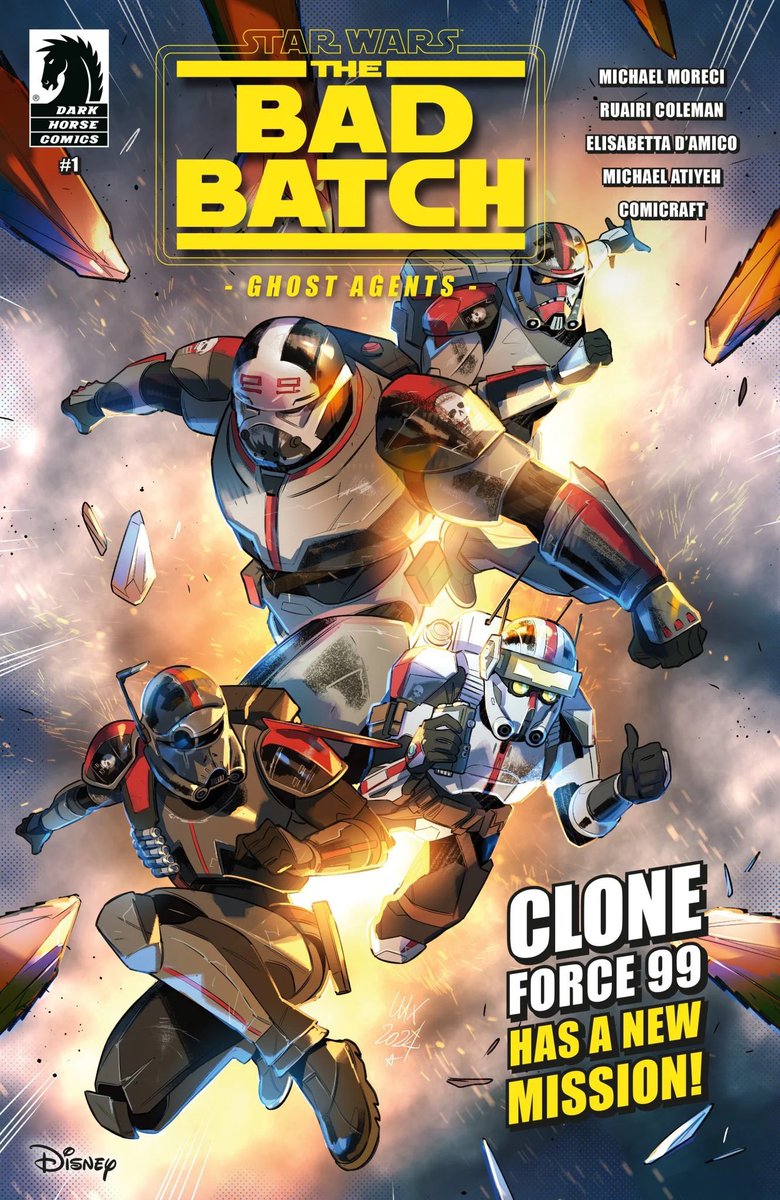 TECH LIVES (in this 5 issue Dark Horse comic mini series set during the Clone Wars) out January 15th 2025