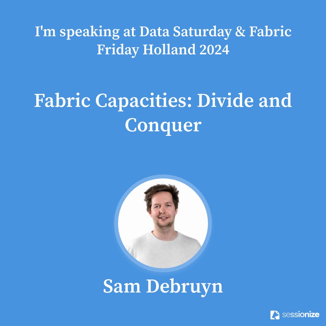 datasaturdaynl's tweet image. Still thinking about buying a ticket for 💙Data Saturday Holland💙? This might be your last call!

Did you know we have 💚 Microsoft Fabric💚 content on Saturday too?   

💙 Schedule: lnkd.in/etdS9-Zk
💙 Tickets: lnkd.in/edUajN7B