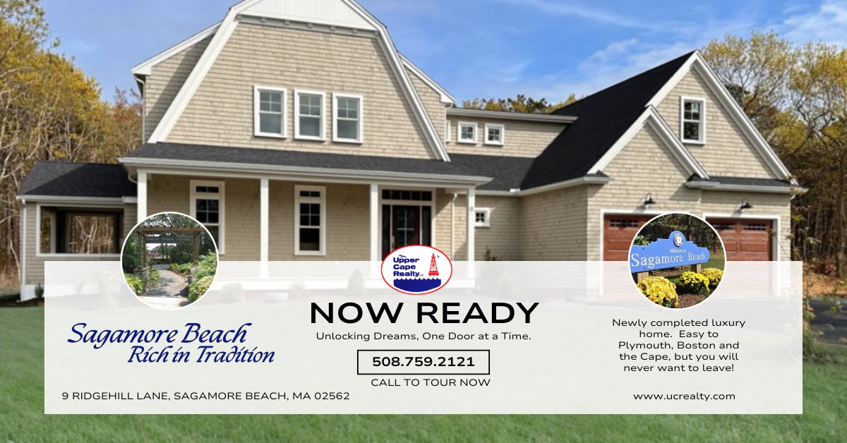 NancyAngus1's tweet photo. DESTINATION: Sagamore Beach. Gorgeous brand new home awaits it's first owner. The builder has just completed and finishing up. Buy now and be in this entertainers' dream home by the holidays! @NewHomesSection  @sagamorebeach https://t.co/mAjrIkRYMu