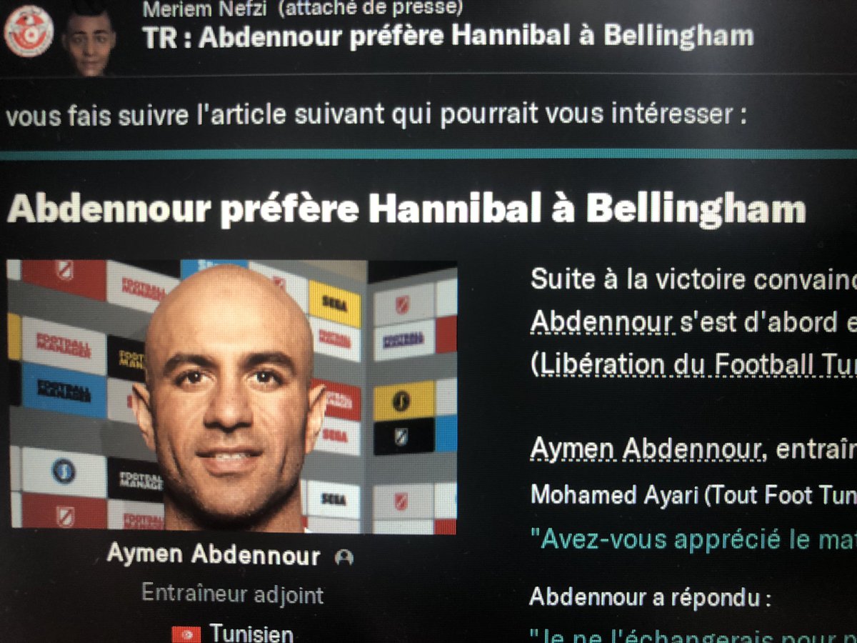 abdennour ton contrat s'arrête ici