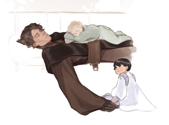 baelastargaryen's tweet photo. anakin deserved to be padmé’s stay at home trophy husband 

(art credits: symeona on tumblr) https://t.co/4xGTqHgA5f