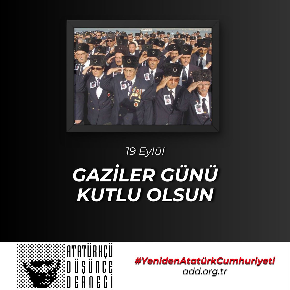Mustafa Kemal Paşa'ya BMM tarafından Gazi ünvanının verilişinin yıl dönümünde tüm Gazilerimizin Gaziler Günü’nü şükran ve saygıyla kutluyoruz. #GazilerGünü