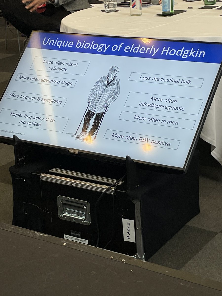 MediHumdani's tweet photo. Up now @graham74GC in the @TheIACH #colym meeting talking about older unfit #Hodgkin https://t.co/P2Nu83kQTy