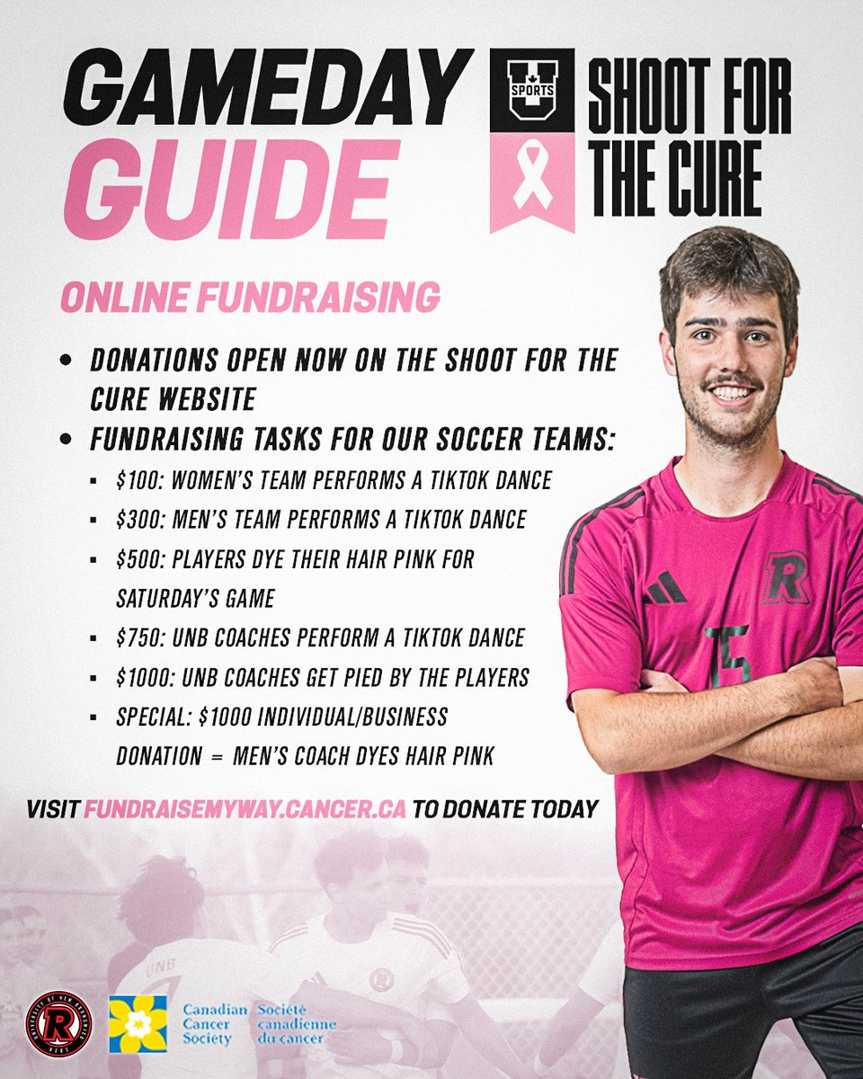All efforts support Shoot For The Cure and the Canadian Cancer Society!

Donate today ➡️ bit.ly/4eagOhA 

#goredsgo