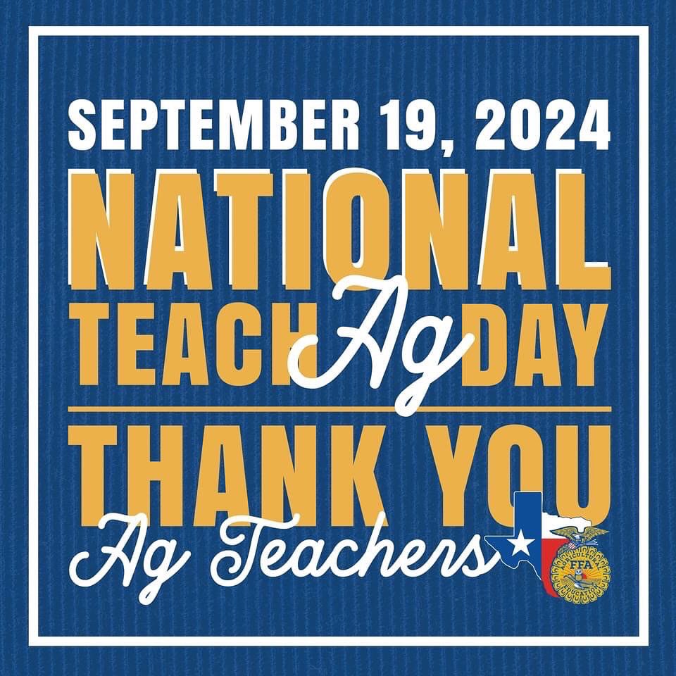 HollidayFFA's tweet photo. Happy National Teach Ag Day! 

THANK YOU to Mr. Miller, Miss Jordan, and Miss Owen for going above and beyond for our chapter. We appreciate everything that you do for us! 

You are truly the “Team Champions” 🥇in our book. https://t.co/QHiZsJreGK