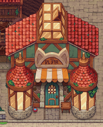 TravRestGame's tweet photo. We want to show you one of the buildings 🏘️ that will arrive in future updates (no, it won't be in the next one).

What do you think the purpose of this building will be? https://t.co/GWvzV0xMXj