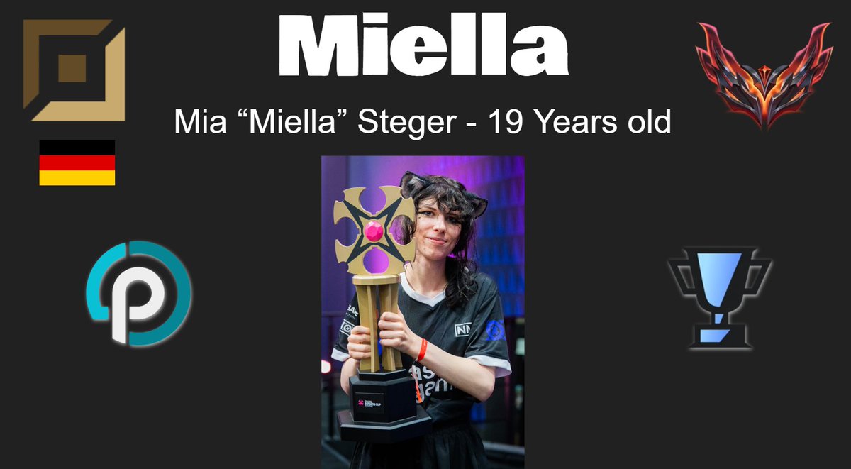SK Miella (@catgirlmiella) on Twitter photo ADC LFT
I will still play the Winter Cup/Split with <a href="/DKB_XPERION_NXT/">DKB XPERION NXT</a> but I am exploring Options for 2025.
More Info & a Presentation about me and my Skills below.
VODs, Refs etc. included.
If I join a Team I will be Full Time committed regardless of the Payment.
♥ & ♻ = <3 ADC LFT
I will still play the Winter Cup/Split with <a href="/DKB_XPERION_NXT/">DKB XPERION NXT</a> but I am exploring Options for 2025.
More Info & a Presentation about me and my Skills below.
VODs, Refs etc. included.
If I join a Team I will be Full Time committed regardless of the Payment.
♥ & ♻ = <3