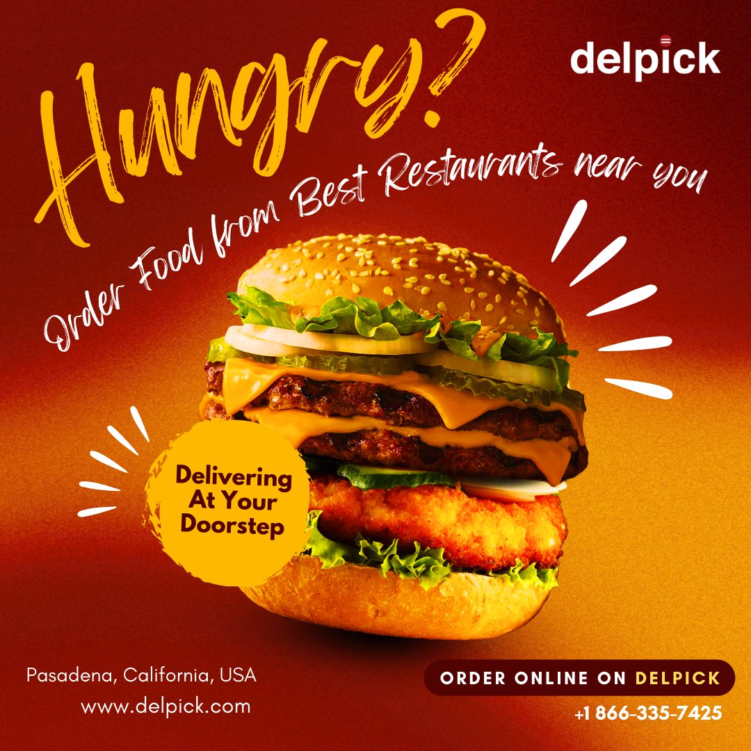Delpickofficial's tweet photo. Craving something delicious? ππ Order from the best local #restaurants near you with Delpick and enjoy fast delivery! Get your food delivered fresh and hot at your doorstep. Place your order now! https://t.co/gzEkLQR1eL
#Delpick #FoodDelivery #Pasadena #OrderOnline https://t.co/N2jliZRn7b