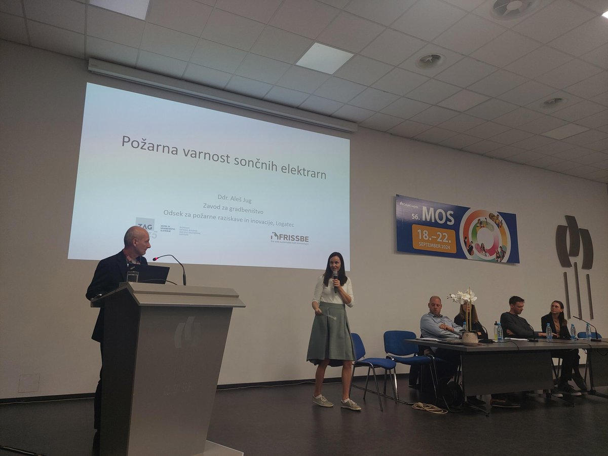 FRISSBE (@frissbeproject) on Twitter photo FRISSBE participated in the Solar Panel Installation Conference at MOS Fair, Celje! 🌞 Dr Aleš Jug presented on the "Fire Safety of Photovoltaic Systems" while <a href="/rusovnik/">Nik Rus</a> contributed to the discussions. Check out the full article here: frissbe.eu/news/frissbe-p…
<a href="/REA_research/">European Research Executive Agency</a> FRISSBE participated in the Solar Panel Installation Conference at MOS Fair, Celje! 🌞 Dr Aleš Jug presented on the "Fire Safety of Photovoltaic Systems" while <a href="/rusovnik/">Nik Rus</a> contributed to the discussions. Check out the full article here: frissbe.eu/news/frissbe-p…
<a href="/REA_research/">European Research Executive Agency</a>