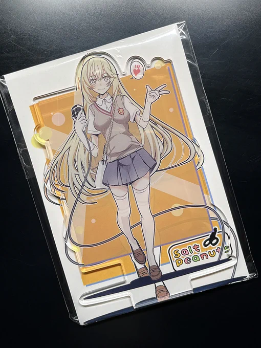 帰宅したらアクリルスタンドが届いていましたッ。かなり良い感じなので、サンクリ当日スペースで飾るのが楽しみです 