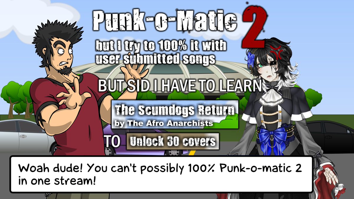 MiksaPhryke's tweet photo. We're 100%ing Punk-o-Matic 2 by @EvilDogGames now! SID I HAVE TO LEARN THE SCUMDOGS RETURN TO 100% THE GAME
https://t.co/XX49bN6cOl
https://t.co/DwTMxepQGH
#vtuber #envtuber #sgvtuber #babiniku #flashgames #evildog #punkomatic2 https://t.co/OPMLZDtTOz