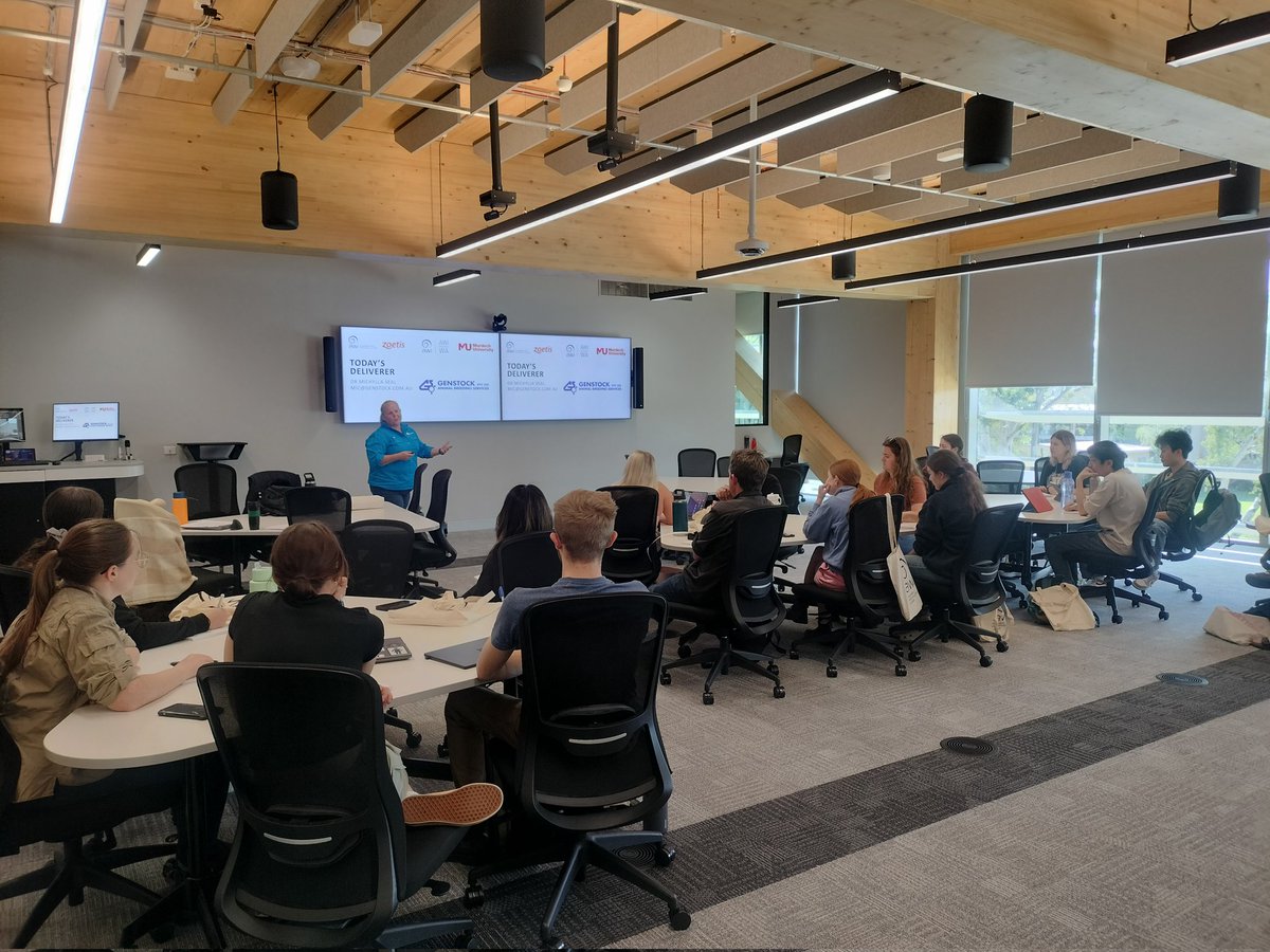 LeaLabeur's tweet photo. @MicGenstock was at @MurdochUni today to deliver the @woolinnovation &amp; @Zoetis #RampingUpRepro workshop! 
🎉 Great to see our students bridge the gap between theory and hands-on practice, diving deep into sheep reproduction and health🐑  #AgEd #agcareerreadiness https://t.co/f6GL4NUbnH
