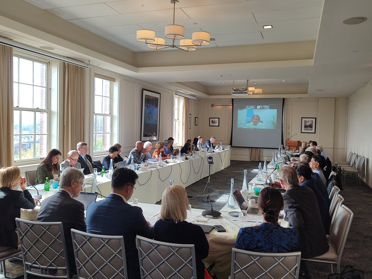 @SDSN global Leadership Council kicks off with hybrid fireside chat with H. E Amina Mohammed, UN Deputy Secretary General and Jeffrey Sachs, SDSN President. 
'SDGs most likely to move forward past 2030 with some modification, and negotiations to start in 2027'