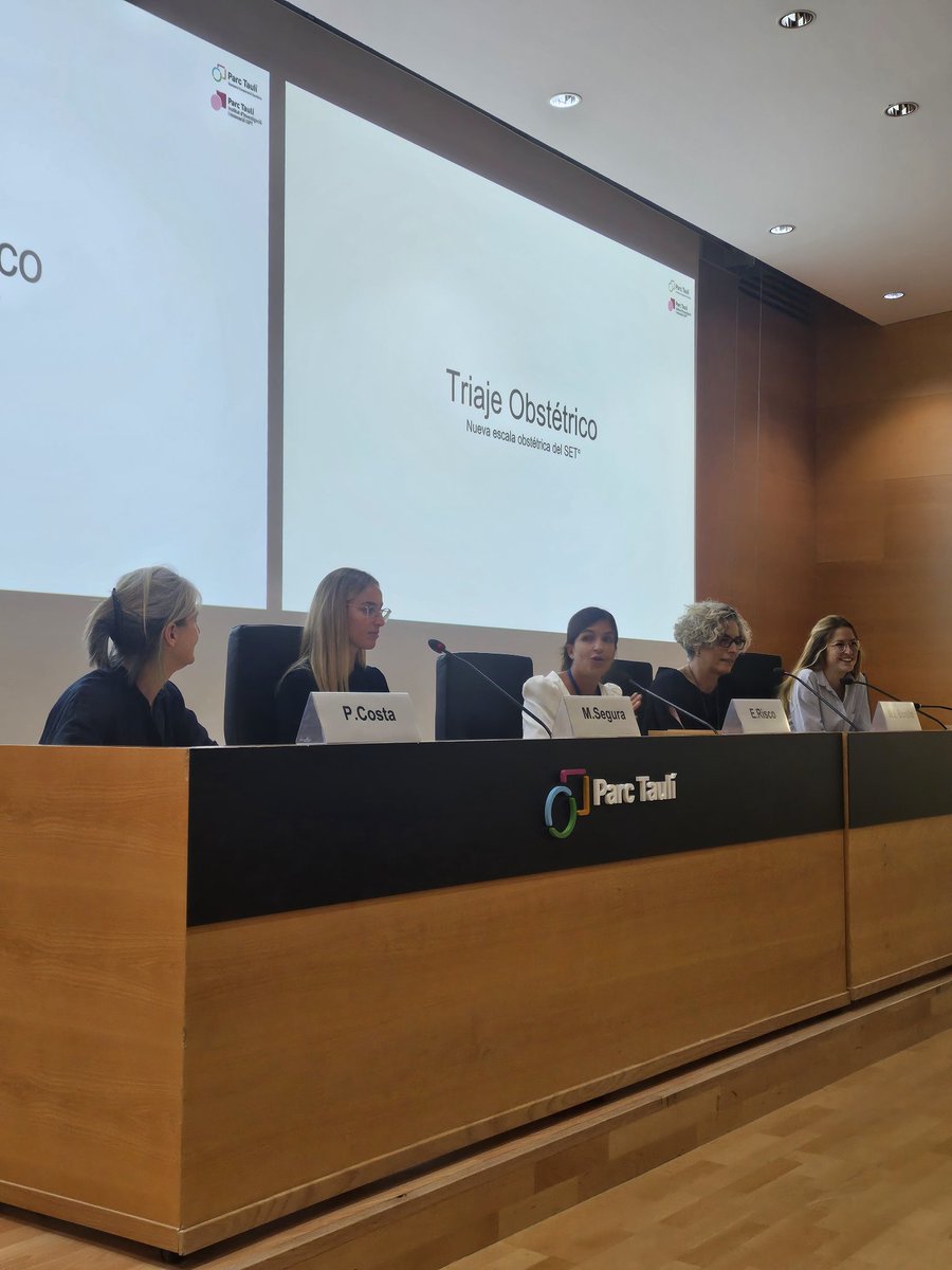 Empieza la primera mesa "Mujeres": Triaje Obstétrico, satisfaccion parto y nacimiento,
Autocuidado de los pies y equidad menstrual. #grivistauli24