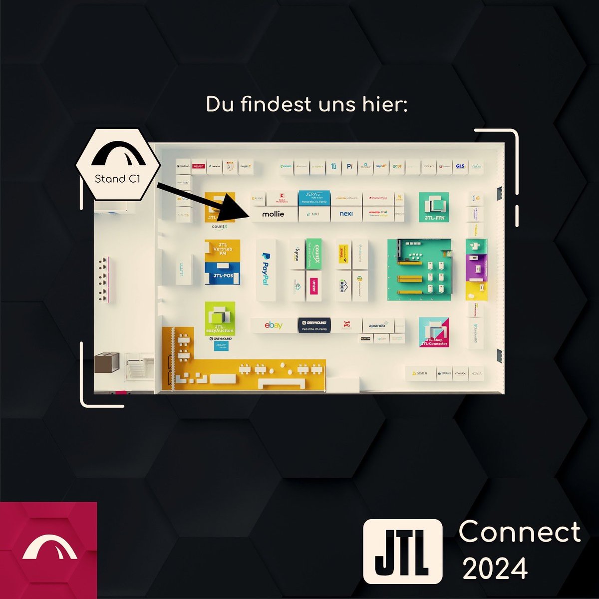 WebStollen's tweet photo. Supporting Mollie 💪
Zusammen mit Mollie haben wir das offizielle JTL-Shop Plugin entwickelt. So konnten zahlreiche Onlinehändler mit ihren JTL-Shops inzwischen ein Transfer Volumen von über 1Mrd Euro generieren.🎉 Kommende Woche ergänzt unser Payment Team Mollie an Stand C1. https://t.co/c3hLPRvU3w