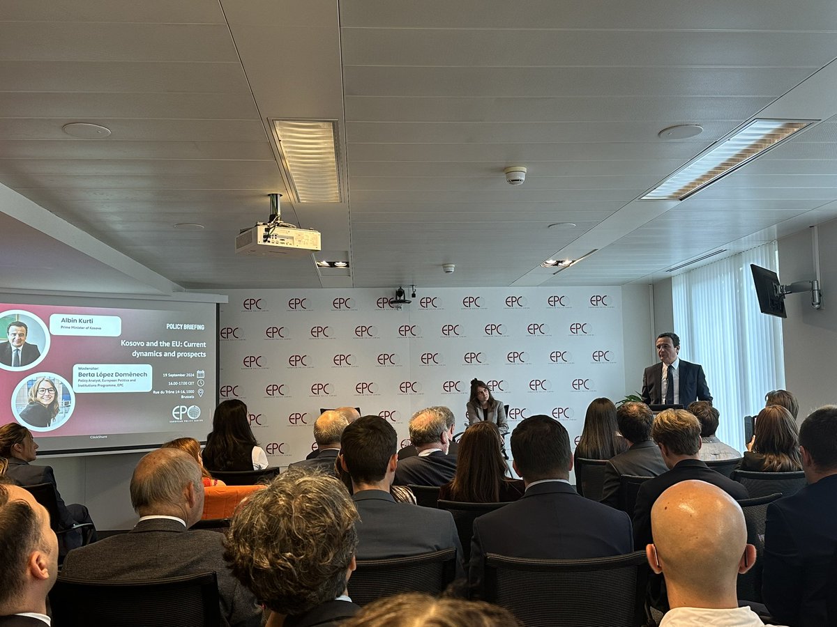 „Enlargement and unity is the best response to Russia‘s aggression in Ukraine“ Prime Minister of Kosovo <a href="/albinkurti/">Albin Kurti</a> underlines the geopolitical importance of EU enlargement at excellent policy briefing by <a href="/epc_eu/">European Policy Centre</a>