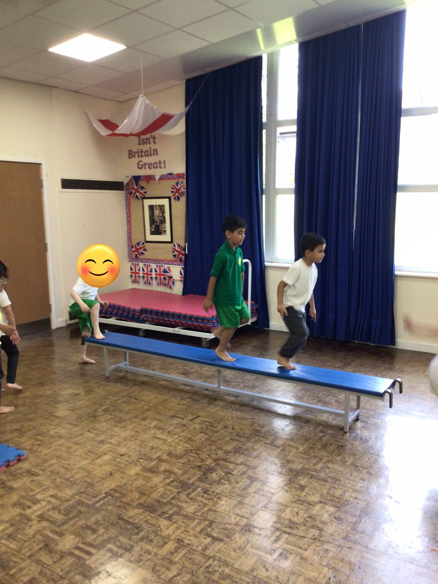 BeaumontYear1's tweet photo. In gymnastics today Year 1 practised moving along apparatus like animals! #Beaumontpe #getset4pe https://t.co/JqpEPauPle