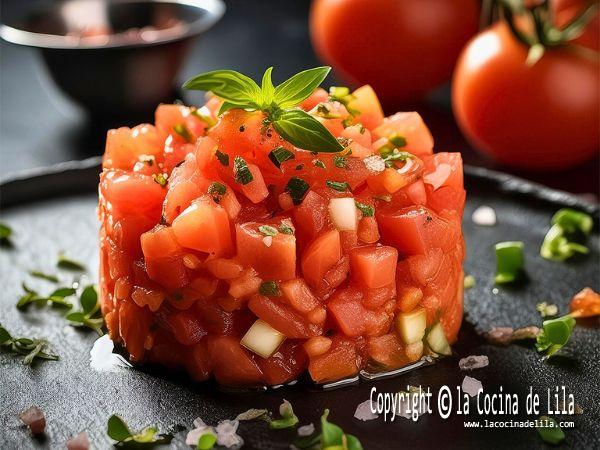 Tartar de Tomate dlvr.it/TDR7c4 - @lacocinadelila