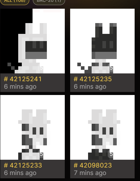 <a href="/Meowfractal/">Fractal Cats</a> black and white cats