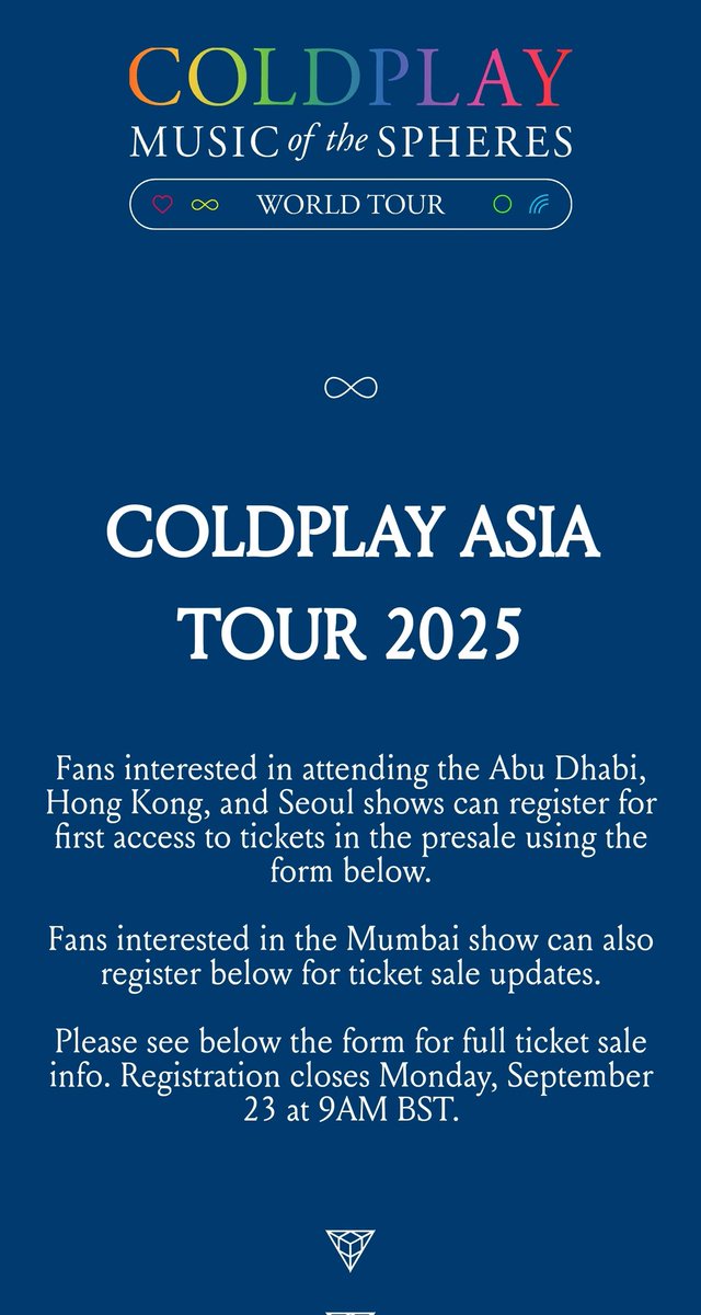 DiegoBenitezRa's tweet photo. Primera gran notica del 2025. 

Solo me falta que @TiniStoessel se venga a regalarnos su magia a Abu Dhabi 🫶🫶

@coldplay bring our queen to Abu Dhabi 🙏🙏🙏🙏🙏 https://t.co/s47zZwRFvK