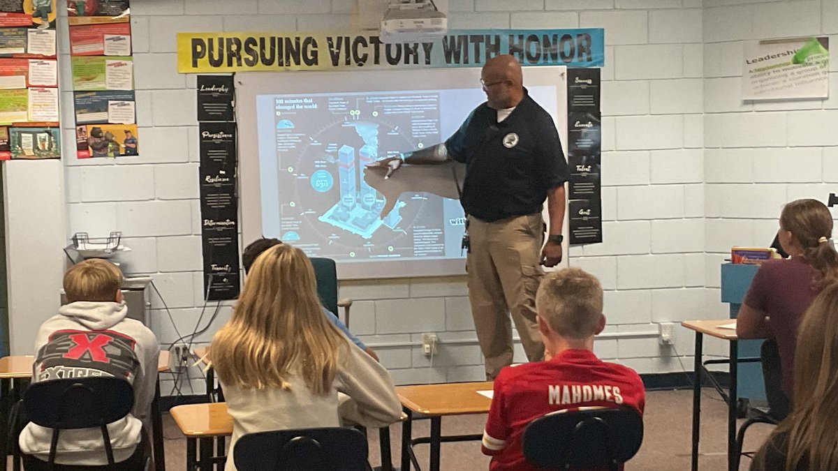 johnsonkev7's tweet photo. @madisonemc    Always great to work with Dio. 8th graders learned more about 9-11, leadership and more!  Thanks Dio! https://t.co/SvCJC8oRLQ