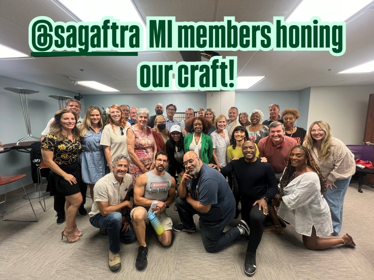 About last night! <a href="/sagaftra/">SAG-AFTRA</a> #sagaftramember Thanks to Productions Plus for hosting and to all our members who attended!