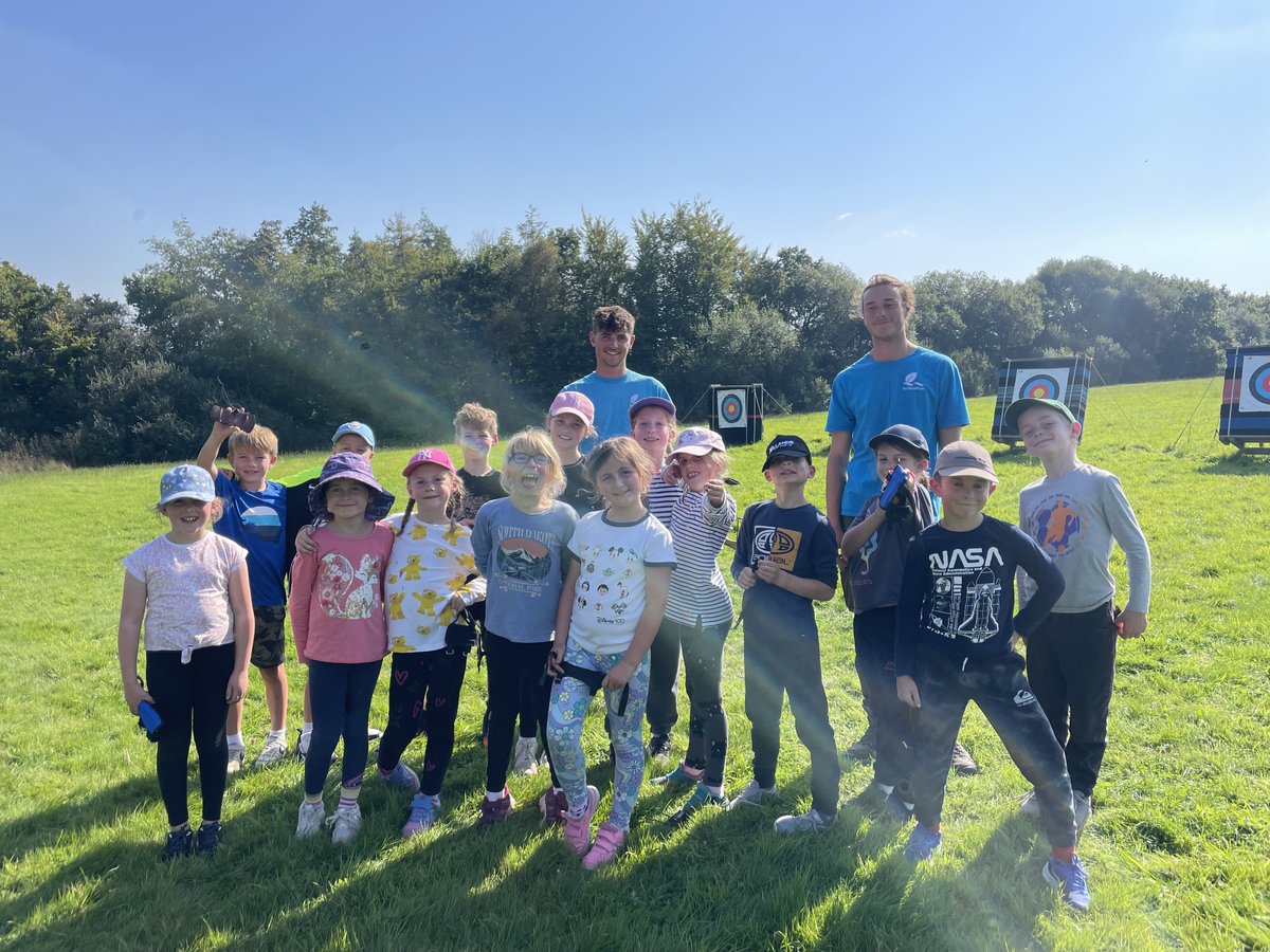 StJosephsSch's tweet photo. Years 3 and 4 have had a fantastic day out at Roadford Lake today. They participated in archery, kayaking and raft building 🏹 They enjoyed making new friends, learning lots of new skills and working as a team ☀️ Roadford Lake https://t.co/1obmwySa6M