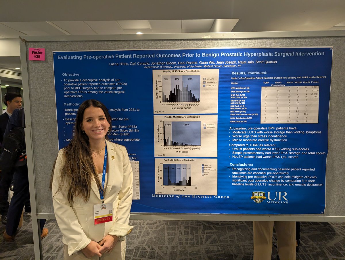Scott Quarrier MD MPH (@squarrier) on Twitter photo <a href="/laenahines/">Laena Hines</a> <a href="/URMCUrology/">URMC Department of Urology</a> presenting severe luts symptoms prior to BPH surgery. 42% incontinence! Save bladders, early intervention! <a href="/laenahines/">Laena Hines</a> <a href="/URMCUrology/">URMC Department of Urology</a> presenting severe luts symptoms prior to BPH surgery. 42% incontinence! Save bladders, early intervention!