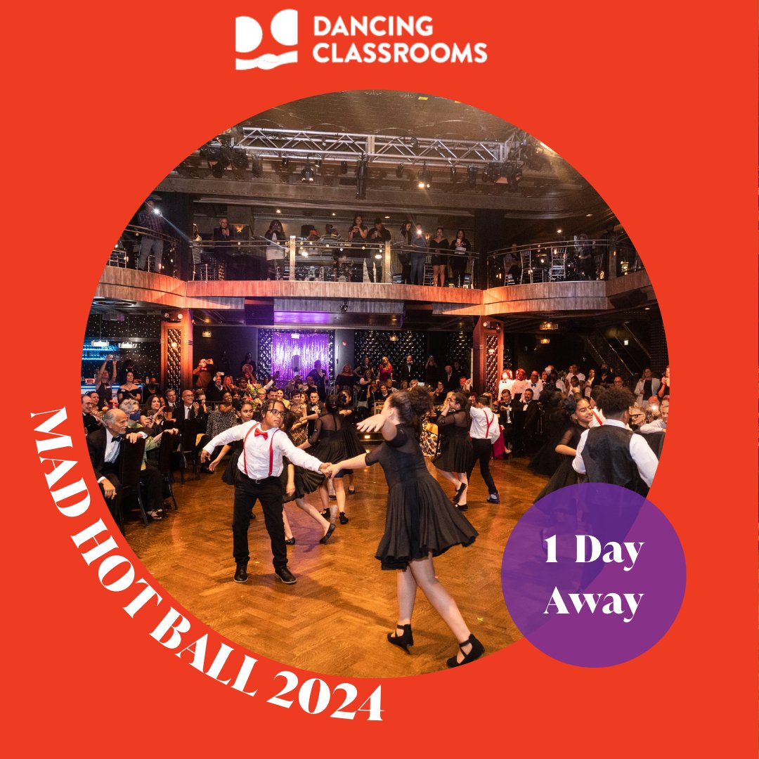Countdown to tomorrow night -  30th-anniversary Mad Hot Ball 🎉 Get ready- shake things up at Bohemian National Hall w/ Danny Jonokuchi &amp; The Revisionists! Toast our Honorees! Plus the All-Stars Company awaits you! 💃🕺 Dance like nobody's watching!🔥  bit.ly/4caeHbS