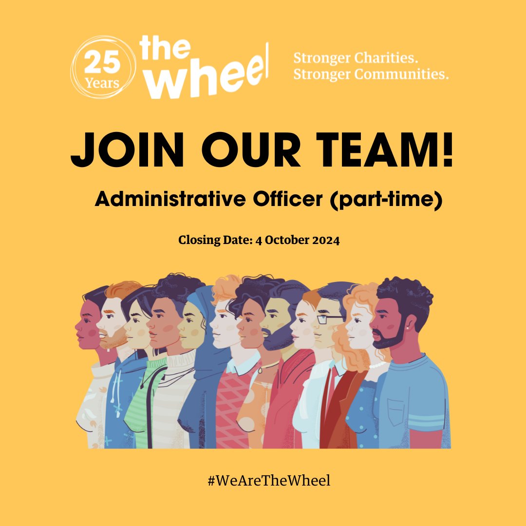 The_Wheel_IRL's tweet image. Are you looking for a meaningful career where you can have a positive impact on society? We are recruiting a part-time Administrative Officer to join our team. Step this way for more details: wheel.ie/jobs/administr… #Jobfairy #Dublinjobs #AdminJobs #recruiting #HIRINGNOW