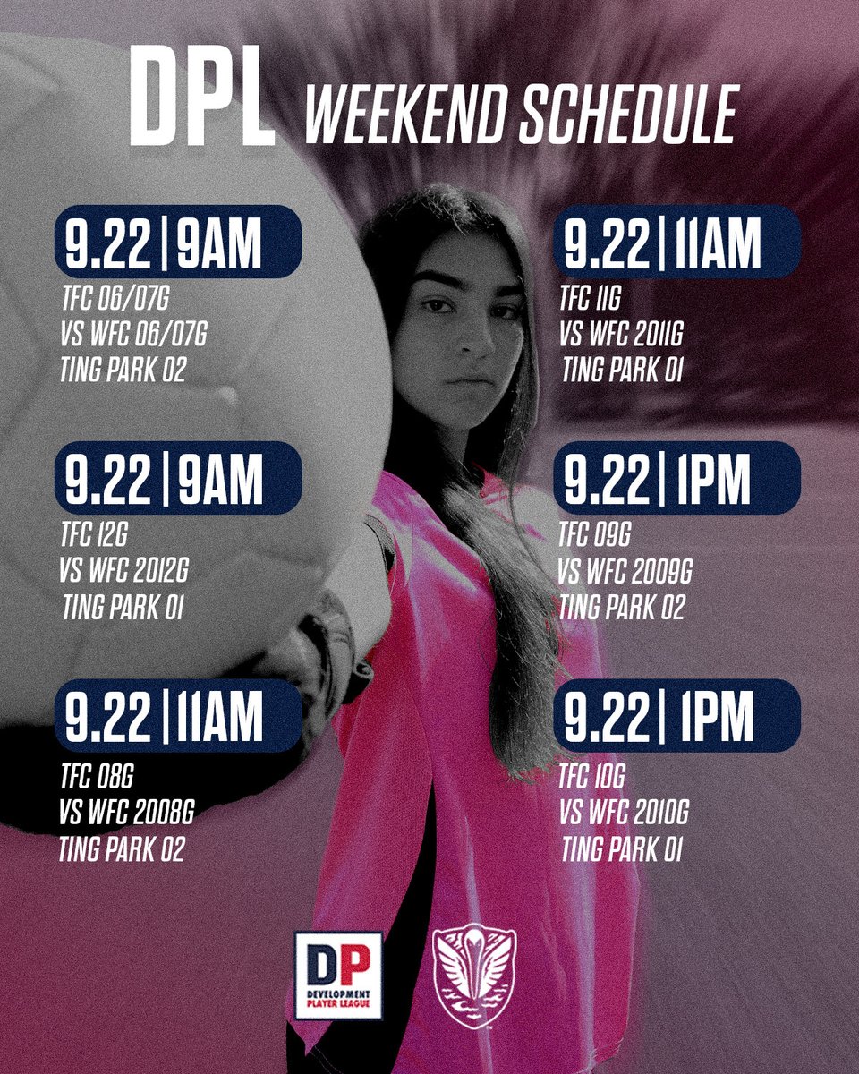 TormentaAcademy's tweet photo. We have a STACKED schedule this weekend for MLS Next and DPL. VAMOS, players! β
#VamosTormenta | #ProsStartHere https://t.co/cc7oiq5qNx