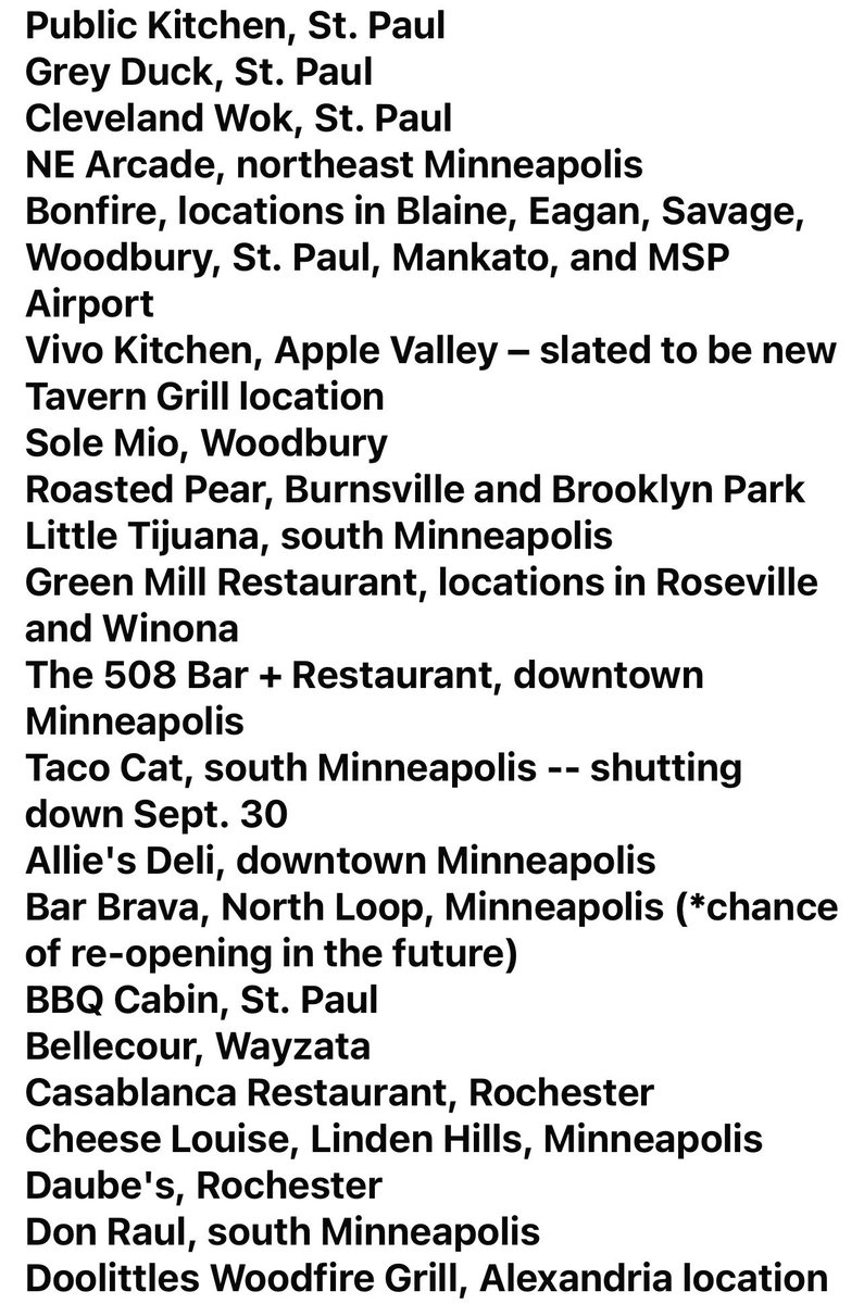 MichelleMaxwell's tweet image. Kamala/Tim say they will be great for small businesses. Thanks to Tim all of these businesses permanently closed while he has been Governor for Minnesota. Is this what you want for our country?
