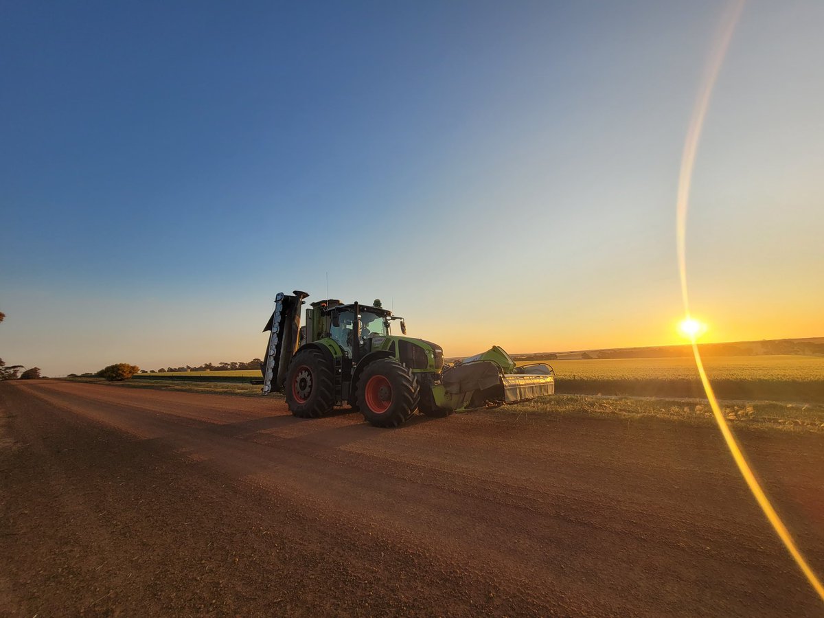 Off to the next demo.
CLAAS DISCO