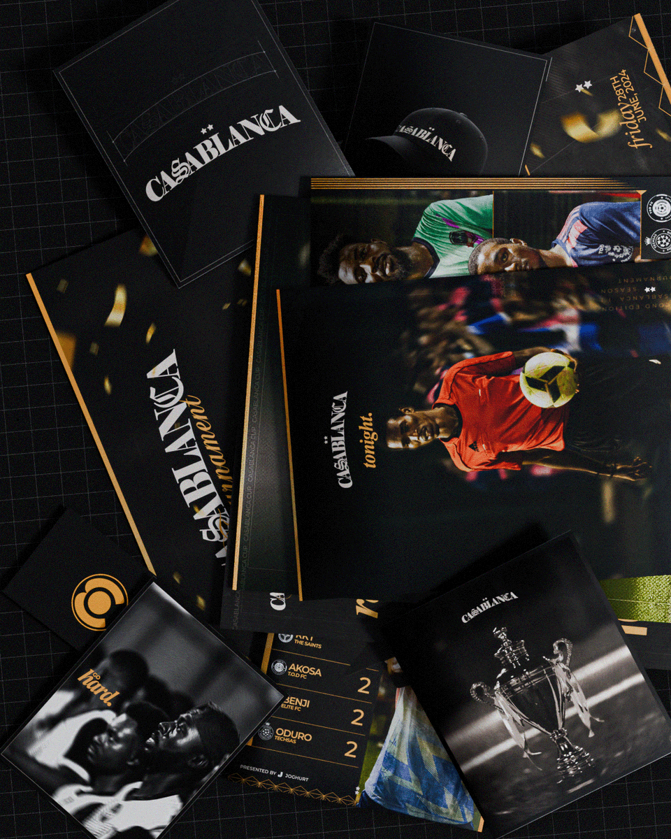 Branding for Casablanca - Focused on illustrating the emotion of all-out competition. 

Full case study here: 
behance.net/gallery/197545…