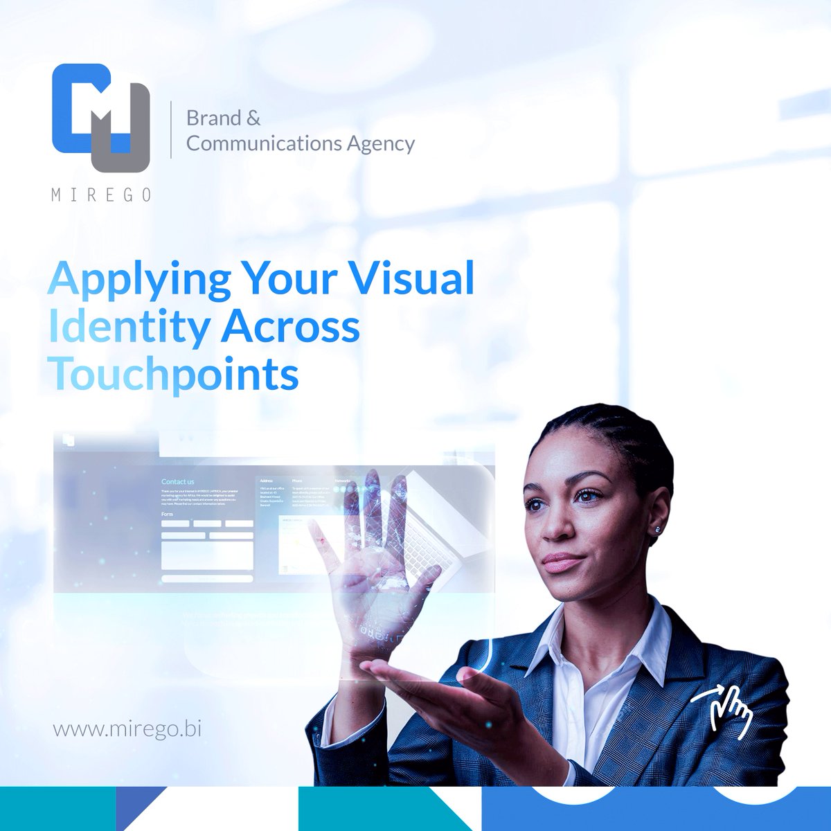 Mirego_Africa's tweet photo. Consistency across all touchpoints strengthens your brandโs presence.
How do you ensure your visual identity is applied uniformly everywhere?
Share your strategy! ๐โจ
#BrandApplication #VisualIdentity #Burundi #marketing #communication #Advertising #brand #OnlyResultsMatter https://t.co/Z0Xu4wrvEk
