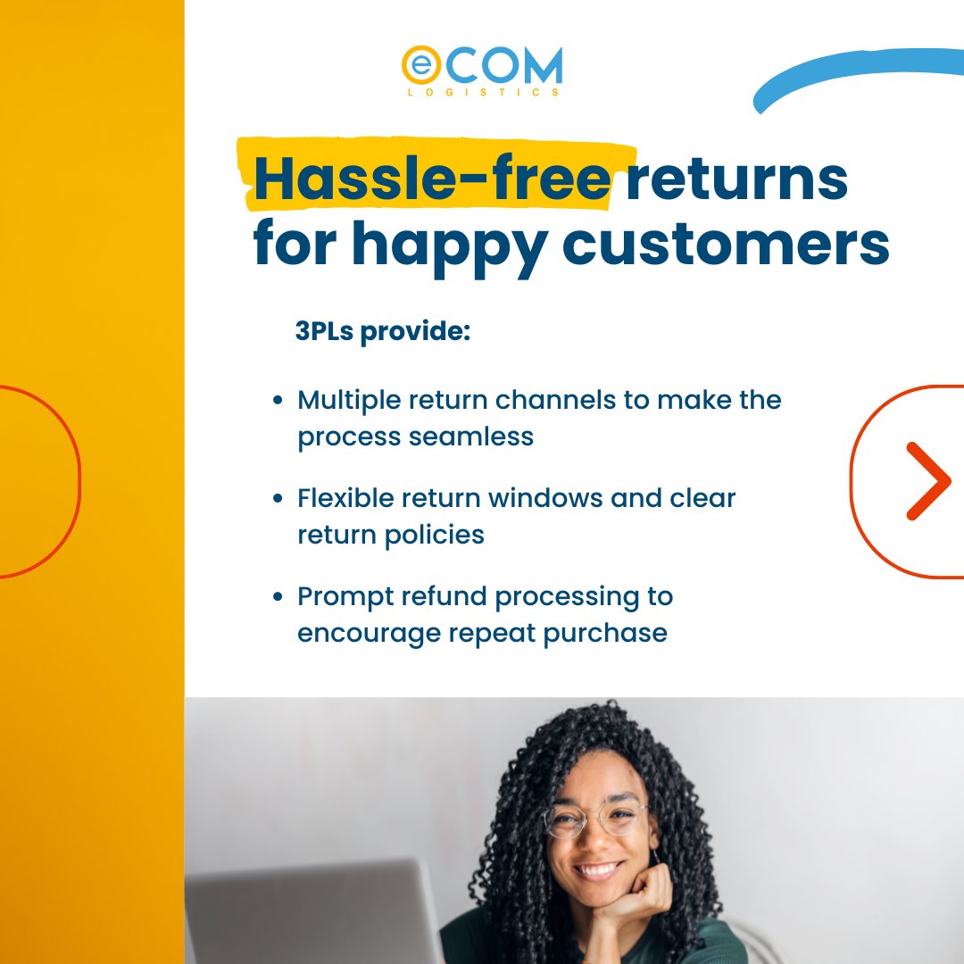 EcomLogisticsCa's tweet image. Struggling with returns management? Discover how 3PLs make the process seamless, efficient, and stress-free!

🔗 Visit our website to learn more about our services: Link in Bio 

#EcomLogistics  #Logistics  #Fulfillment  #Ecommerce  #3PL #netzero2030