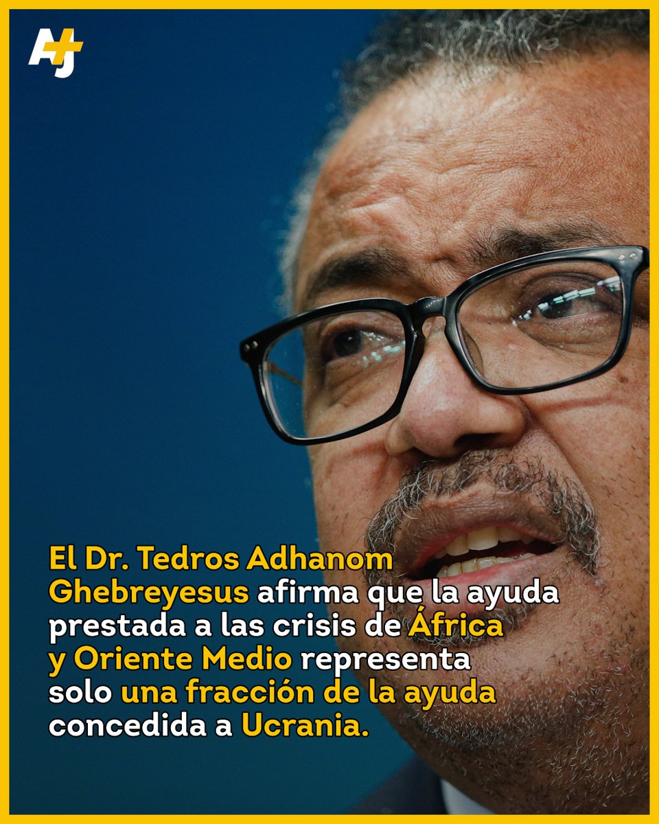 ajplusespanol's tweet photo. ¿Por qué la guerra de Sudán no recibe suficiente atención mundial? El director de la Organización Mundial de la Salud dice que se debe al racismo. https://t.co/bgXoIRrk29