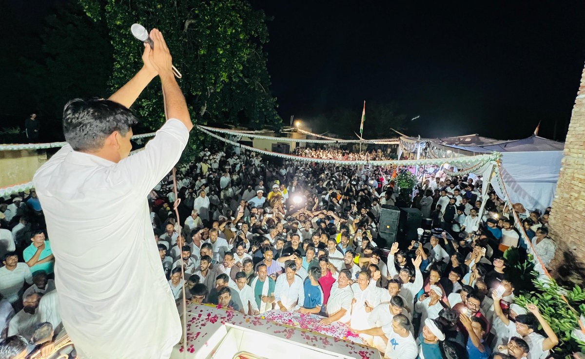 DeependerSHooda's tweet photo. आज गोहाना विधानसभा में : कांग्रेस प्रत्याशी जगबीर मलिक जी के समर्थन में गांव भठ में चुनावी जनसभा को सं���ोधित कर कांग्रेस प्रत्याशी को बड़े बहुमत से विजयी बनाने की अपील की।

बीजेपी ने 10 साल तो कुछ किया नहीं, अब उसकी झूठी घोषणाओं पर जनता क्यों भरोसा करेगी? https://t.co/gY3oZuAJAb