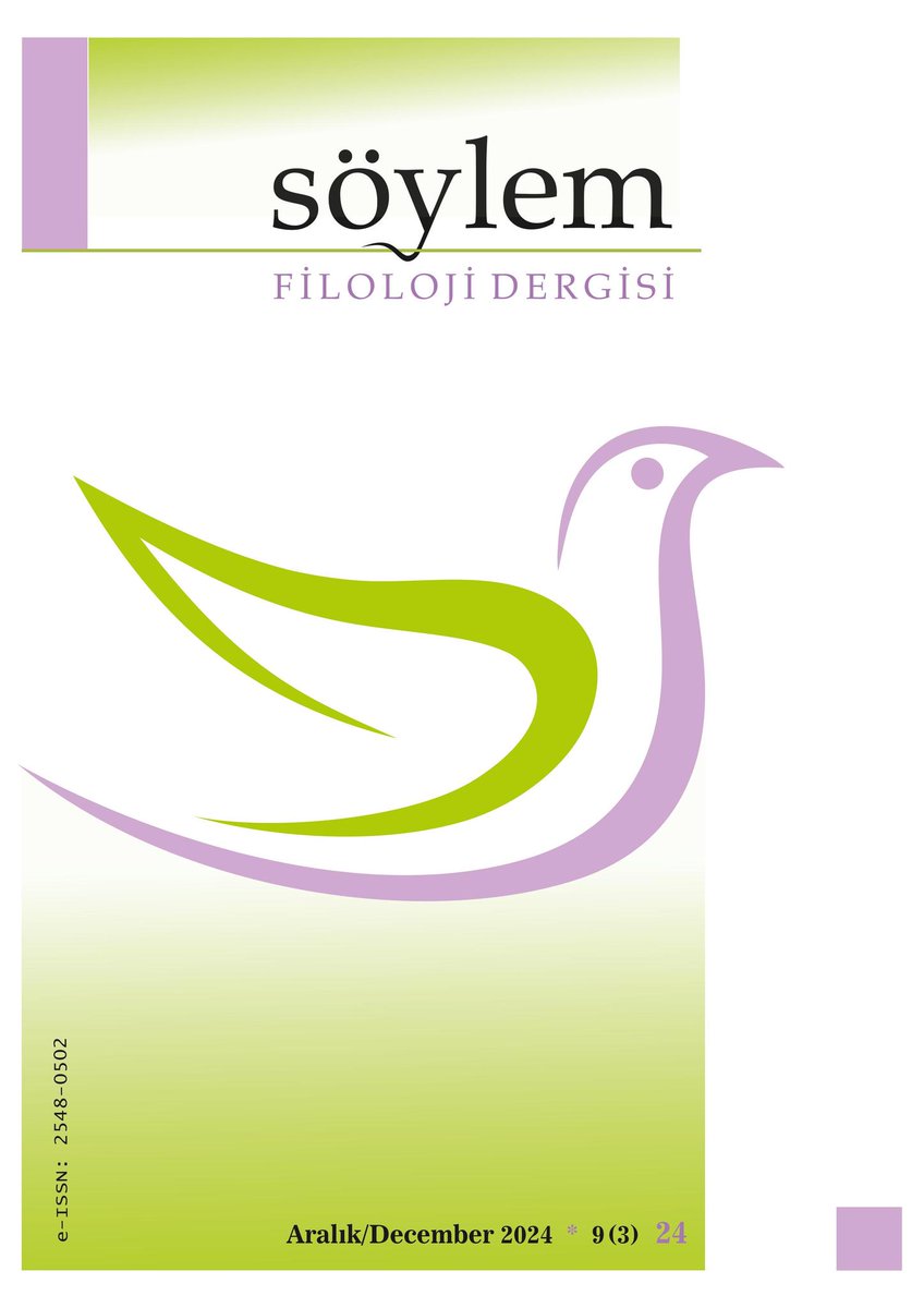Söylem Filoloji Dergisi
Aralık 2024 sayısı için makale kabulüne başladı.
dergipark.org.tr/tr/pub/soylemd…